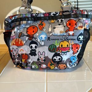 LeSportsac Tokidoki Inferno Graphics Tote Bag Retired Rare